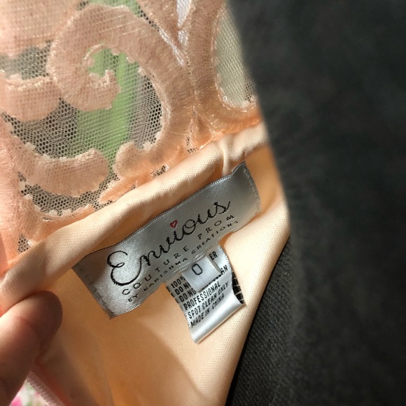 Just lowered price on all formals Stunning High Low Formal Wear Gown Pink size 0 - Picture 12 of 13